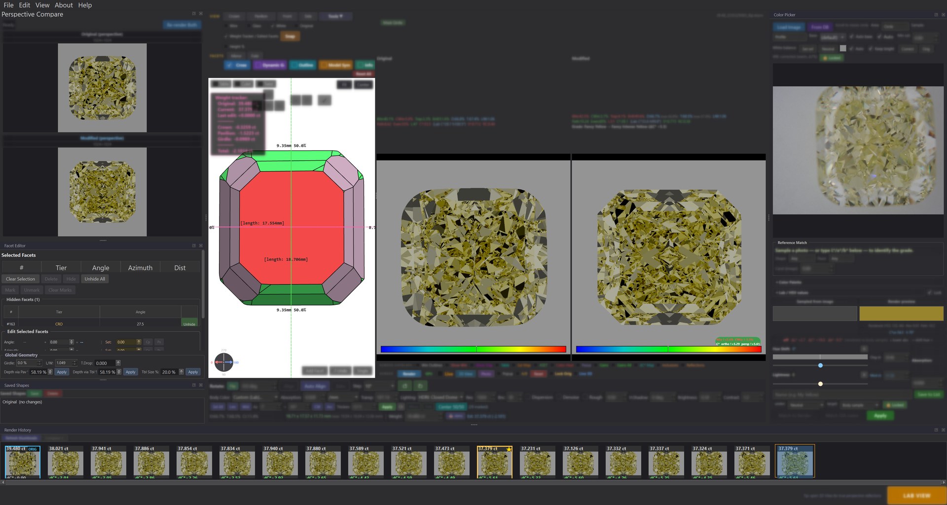 DiamCut Pro editor